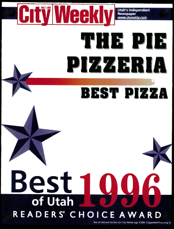 City Weekly - Best Pizza &mdash; 1996